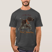 Duitse Shorthaired Pointer A Born Hunter T-shirt (Voorkant)
