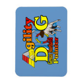 Duitse Shorthaired Pointer Agility Magneet (Verticaal)