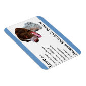 Duitse shorthaired pointer Art Love Magneet (Rechterzijde)