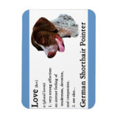 Duitse shorthaired pointer Art Love Magneet (Verticaal)