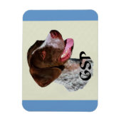 Duitse Shorthaired Pointer Art Magneet (Verticaal)
