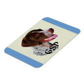 Duitse Shorthaired Pointer Art Magneet (Linkerzijde)
