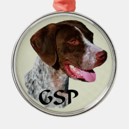Duitse Shorthaired Pointer Art Metalen Ornament