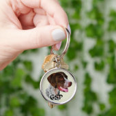Duitse Shorthaired Pointer Art Sleutelhanger (Hand)