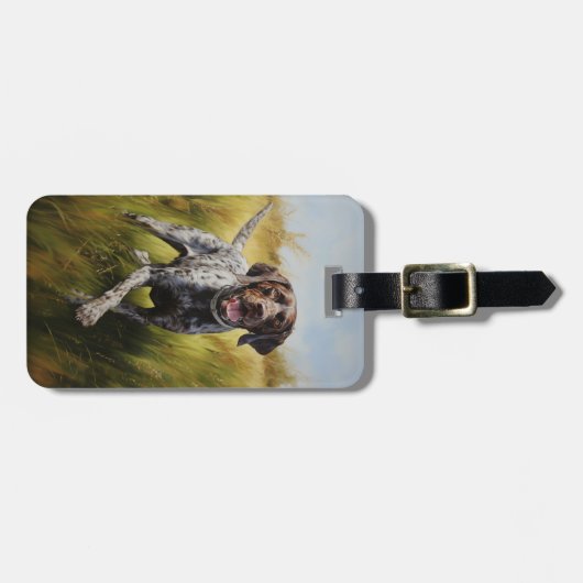 Duitse Shorthaired Pointer Bagagelabel (Voorkant horizontaal)