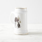 Duitse Shorthaired Pointer Beer Stein Bierpul (Voorkant links)