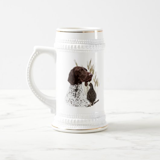 Duitse Shorthaired Pointer Beer Stein Bierpul (Links)