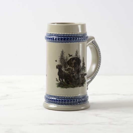 Duitse Shorthaired Pointer Bierpul (Voorkant rechts)