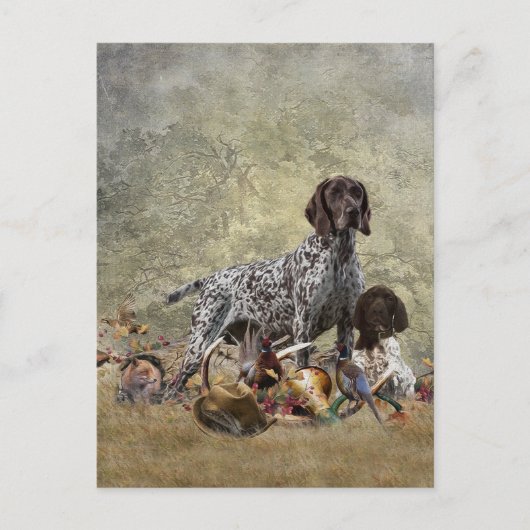 Duitse Shorthaired Pointer Briefkaart (Voorkant)