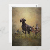 Duitse Shorthaired Pointer Briefkaart (Voorkant / Achterkant)