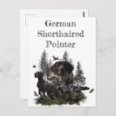 Duitse Shorthaired Pointer Briefkaart (Voorkant / Achterkant)