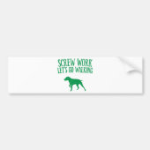 Duitse Shorthaired Pointer Bumpersticker (Voorkant)