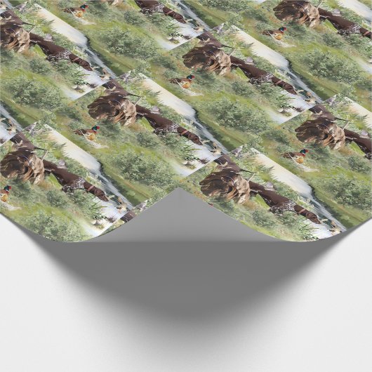 Duitse Shorthaired pointer Cadeaupapier (Hoek)