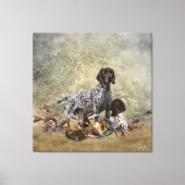 Duitse Shorthaired Pointer Canvas Afdruk (Voorkant)