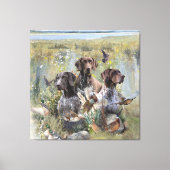 Duitse Shorthaired Pointer Canvas Afdruk (Voorkant)