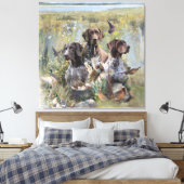 Duitse Shorthaired Pointer Canvas Afdruk (Insitu (Slaapkamer))