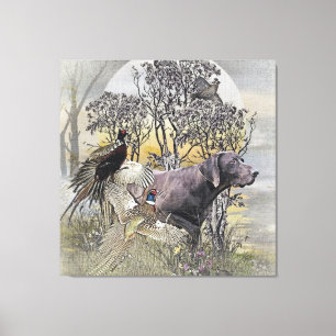 Duitse Shorthaired Pointer Canvas Afdruk