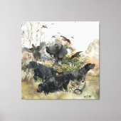 Duitse Shorthaired pointer Canvas Afdruk (Voorkant)