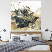 Duitse Shorthaired pointer Canvas Afdruk (Insitu (Slaapkamer))