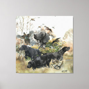 Duitse Shorthaired pointer Canvas Afdruk
