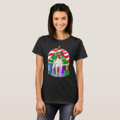 Duitse Shorthaired Pointer Cute Santa Kerstman Tr T-shirt (Voorkant volledig)