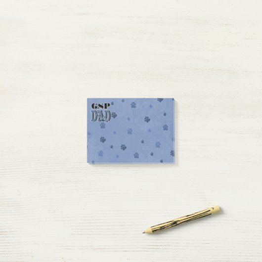 Duitse Shorthaired Pointer DAD Post-it® Notes (Op bureau)