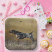 Duitse Shorthaired Pointer, Deutsch Kurzhaar Papieren Bordje (Feest)