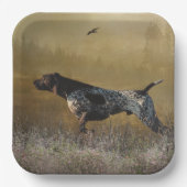 Duitse Shorthaired Pointer, Deutsch Kurzhaar Papieren Bordje (Voorkant)