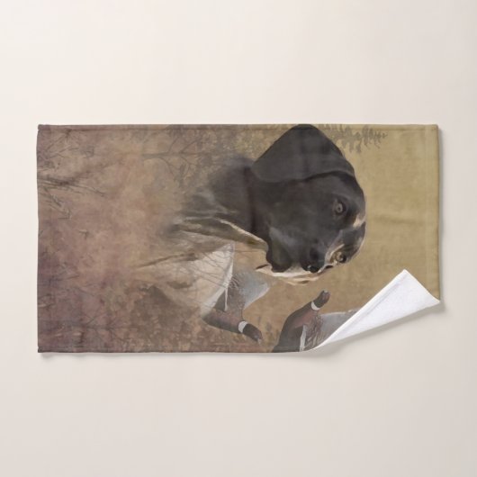 Duitse Shorthaired Pointer, Deutsch Kurzhaar Tapes Bad Handdoek (Handdoek)
