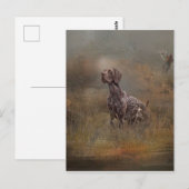 Duitse Shorthaired Pointer, Deutsch Kurzhaar Tapes Briefkaart (Voorkant / Achterkant)