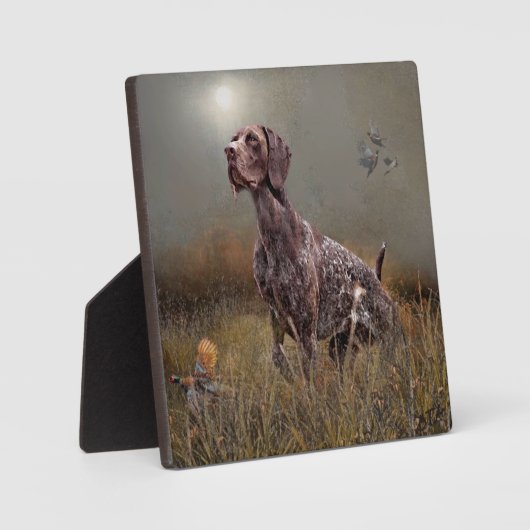 Duitse Shorthaired Pointer, Deutsch Kurzhaar Tapes Fotoplaat (Voorkant)