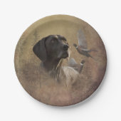 Duitse Shorthaired Pointer, Deutsch Kurzhaar Tapes Papieren Bordje (Voorkant)