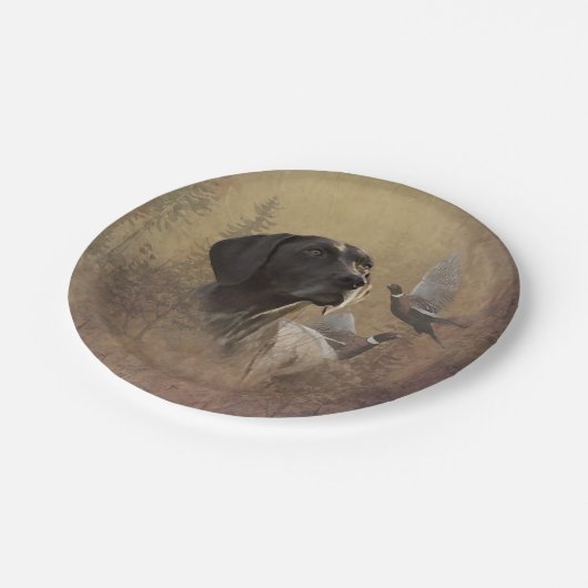 Duitse Shorthaired Pointer, Deutsch Kurzhaar Tapes Papieren Bordje (Gekanteld)