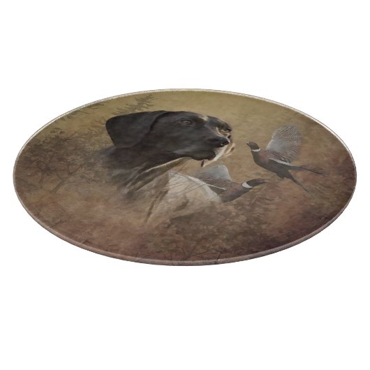 Duitse Shorthaired Pointer, Deutsch Kurzhaar Tapes Snijplank (Hoek)