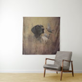 Duitse Shorthaired Pointer, Deutsch Kurzhaar Tapes Wandkleed (In situ)