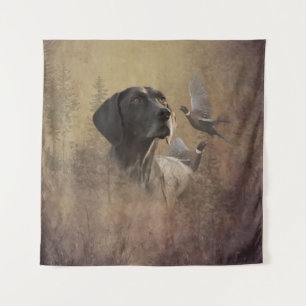 Duitse Shorthaired Pointer, Deutsch Kurzhaar Tapes Wandkleed