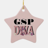 Duitse Shorthaired Pointer DIVA Keramisch Ornament (Voorkant)