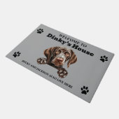 Duitse Shorthaired Pointer Dog Deurmat (Schuin)