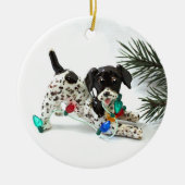 Duitse Shorthaired Pointer Dog kerstversiering Keramisch Ornament (Voorkant)