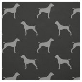Duitse Shorthaired Pointer Dog Silhouettes Stof (Swatch)