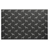 Duitse Shorthaired Pointer Dog Silhouettes Stof (Fat Quarter)