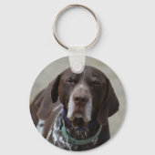 Duitse Shorthaired Pointer Dog Sleutelhanger (Voorkant)