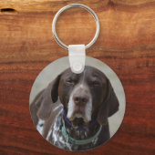 Duitse Shorthaired Pointer Dog Sleutelhanger (Voorkant)