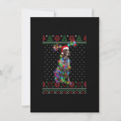 Duitse Shorthaired Pointer Dog Ugly Sweater Christ Kaart (Voorkant)