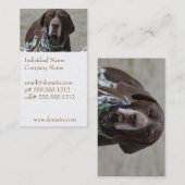 Duitse Shorthaired Pointer Dog Visitekaartje (Voorkant / Achterkant)