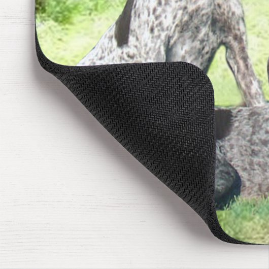 Duitse Shorthaired Pointer Family Mousepad Muismat (Hoek)