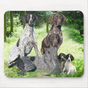 Duitse Shorthaired Pointer Family Mousepad Muismat