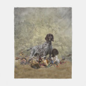 Duitse Shorthaired Pointer Fleece Deken (Voorkant)