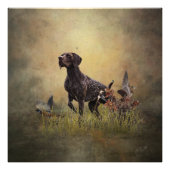 Duitse Shorthaired Pointer Foto Afdruk (Voorkant)