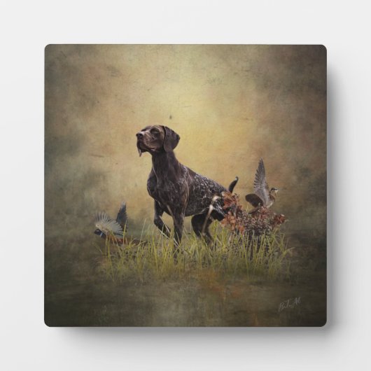 Duitse Shorthaired Pointer Fotoplaat (Voorkant)